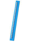 GRAFOPLAST - Stecche Grandi 3 mm lettera "NUN" Stampa Nera su Fondo Bianco - 50 stecche (1200 elementi)