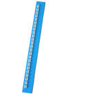 GRAFOPLAST - Stecche Grandi 3 mm lettera "KHI" minuscolo Stampa Nera su Fondo Bianco - 50 stecche.  La stecca è composta da 24 elementi identici premarcati ( numeri, lettere, simboli). Confezione da 50 stecche, totale 1200 elementi