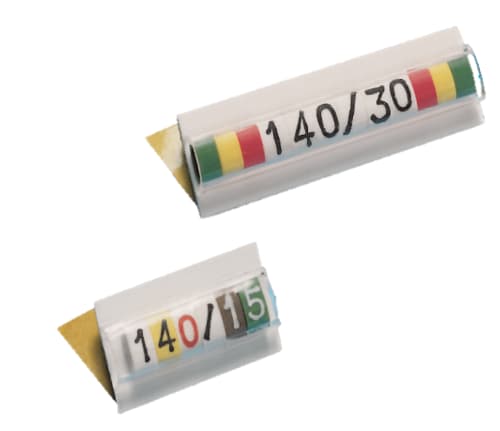 GRAFOPLAST - Tubetto adesivo per componenti Lunghezza 500 mm - 20 barre. Tubetto adesivo per componenti in PVC per componenti risolve i problemi di marcatura su tutte le superfici che non offrono possibilitè di aggancio