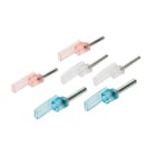 GRAFOPLAST - Spark puntalino Trasparente Lunghezza 14 mm sezione = 0.75 mm2 - 200 pezzi. Puntalino crimpabile che riunisce in un solo prodotto i vantaggi di una efficace connessione elettricacon quelli dellèidenticazione del conduttore.