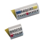 GRAFOPLAST - Tubetto Adesivo Doppia Cava Lunghezza 500 mm - 20 barre. Tubetto facilmente applicabile con il suo adesivo su tutti quei componenti che non offrono possibilitè di aggancio. La doppia cava è ideale per esigenze di marcatura molto dettagliata.