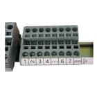 GRAFOPLAST - Striscia per Morsetti Phoenix ST in PVC 130 x 6,3 mm Bianco - confezione da 60 pezzi. Striscia sottile e flessibile da incastrare direttamente sui morsetti