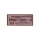 GRAFOPLAST - Targa Quadro in PVC adesiva Bianco 70x30 mm - 33 pezzi. La targa si applica direttamente ed in sicurezza tramite il suo biadesivo che ha un'elevata adesione, permettendo di identificare con estrema semplicitè e rapiditè i quadri di distribuzione.