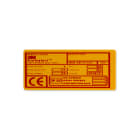 GRAFOPLAST - Targa Quadro in PVC adesiva Bianco 90x40 mm - 22 pezzi. La targa si applica direttamente ed in sicurezza tramite il suo biadesivo che ha un'elevata adesione, permettendo di identificare con estrema semplicitè e rapiditè i quadri di distribuzione.