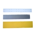 GRAFOPLAST - Targa per quadro adesiva con fori in PMMA colore Metal 100x60 mm confezione da 15 pezzi