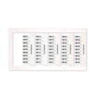 GRAFOPLAST - Tessera Morsetti Bianco LUX Siemens 10x5 mm - 420 pezzi. La tessera per morsetto serie TB si applica con velocitè e semplicitè con innesto diretto. Stampabile con sistema a trasferimento termico EVOMAX, caricamento singolo