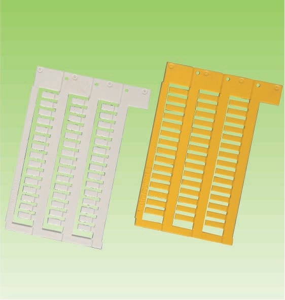 GRAFOPLAST - Tessera Marcafilo bianco L=10 mm D=1,0 a2,8 mm confezione da 720 pezzi