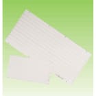 GRAFOPLAST - Striscia non adesiva Bianco 430x20 mm confezione da 36 pezzi. Consentono di identificare componenti in serie all'esterno dei quadri; indicate specificatamente per il quadro di distribuzione. Da inserire nei binari SIT0B