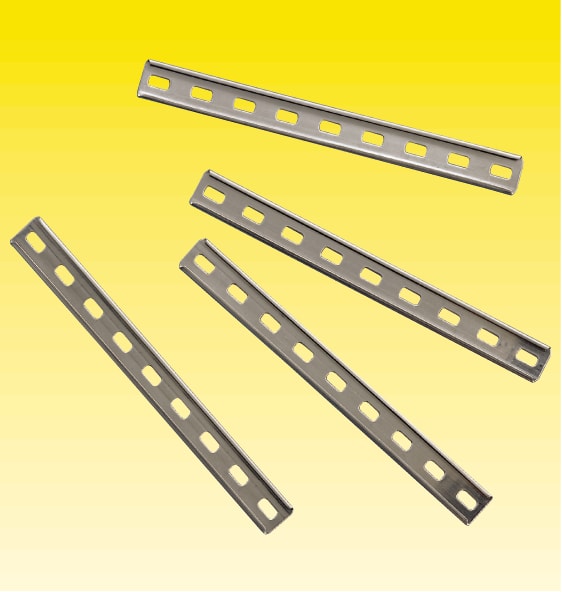 GRAFOPLAST - Binario in Acciaio Inox Lunghezza 286 mm - 50 pezzi.