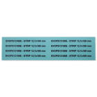 GRAFOPLAST - Striscia per PLC Siemens Verde in PVC 12,7x109 mm - 88 pezzi