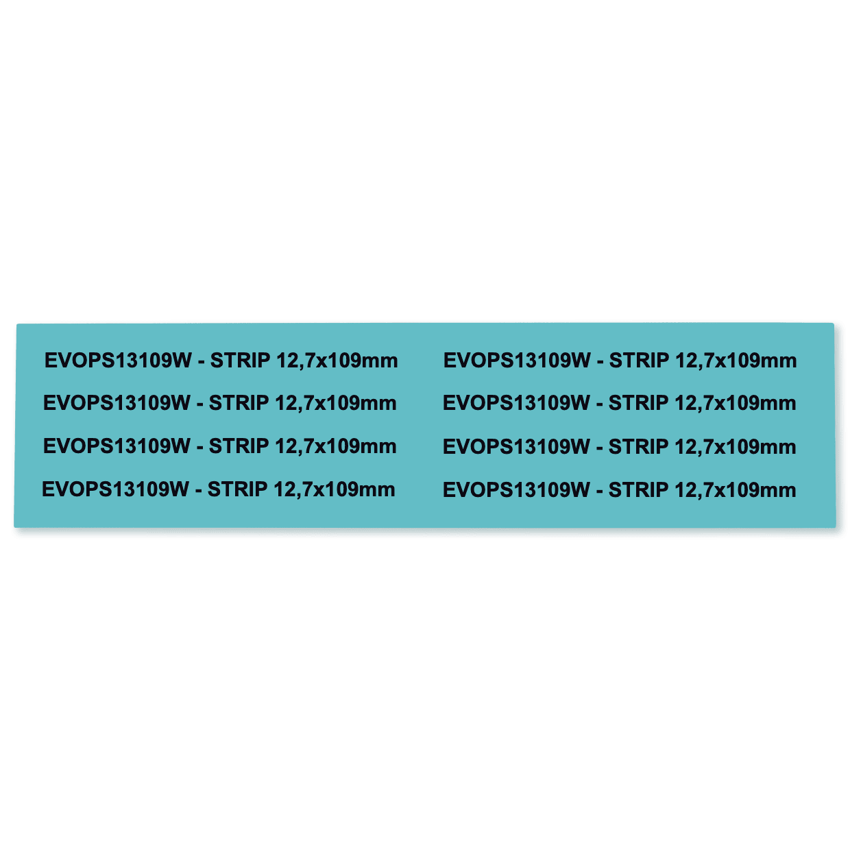 GRAFOPLAST - Striscia per PLC Siemens Bianco in PVC 12,7x109 mm - 88 pezzi. La striscia nelle diverse dimensioni permette la siglatura di diversi PLC e si sostituisce facilmente a quella esistente. EVOPS13109W