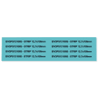 GRAFOPLAST - Striscia per PLC Siemens Verde in PVC 12,7x31 mm confezione da 264 pezzi