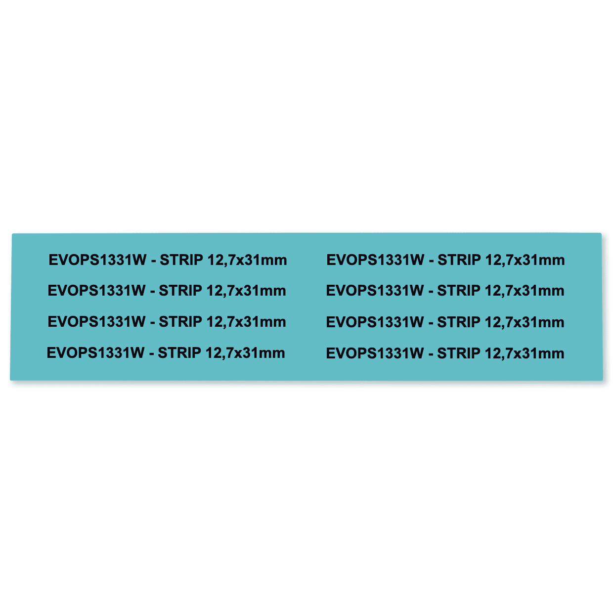 GRAFOPLAST - Striscia per PLC Siemens Bianco in PVC  12,7x31 mm - confezione da 264 pezzi. La striscia nelle diverse dimensioni permette la siglatura di diversi PLC e si sostituisce facilmenteaquella esistente. EVOPS1331W