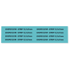 GRAFOPLAST - Striscia per PLC Siemens Bianco in PVC 12,7x31 mm - confezione da 264 pezzi. La striscia nelle diverse dimensioni permette la siglatura di diversi PLC e si sostituisce facilmenteaquella esistente. EVOPS1331W