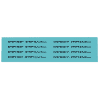 GRAFOPLAST - Striscia per PLC Siemens Giallo in PVC 12,7x31 mm confezione da 264 pezzi. La striscia nelle diverse dimensioni permette la siglatura di diversi PLC e si sostituisce facilmente aquella esistente.