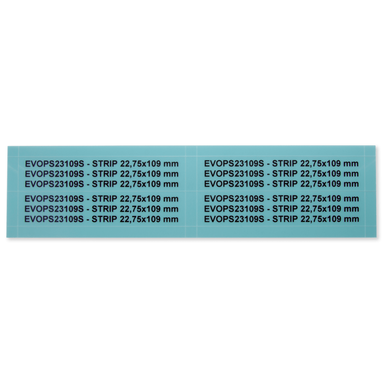 GRAFOPLAST - Striscia per PLC Siemens Verde in PVC 22,75x109 mm confezione da 44 pezzi