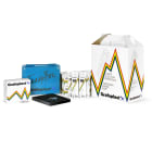 GRAFOPLAST - Starter Kit con stecche tipo Grande 3 mm, tubetti serie 200 lunghezza 15 mm, 2 linguette di metallo , 1 unicino, 1 cartelliera, 1 valigetta