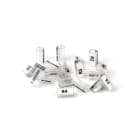 GRAFOPLAST - Tubetto Halogen Free Trasparente Lunghezza 10 mm diametro da 1 fino a 2 mm - 1000 pezzi. Tubetto Trasparente Serie 100, apprezzato per la sua rigidità e precisione di innesto