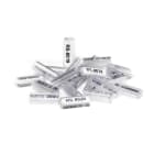 GRAFOPLAST - Tubetto Halogen Free Trasparente Lunghezza 15 mm diametro da 1 fino a 2 mm confezione da 1000 pezzi. Tubetto Trasparente Serie 100, apprezzato per la sua rigidità e precisione diinnesto
