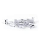 GRAFOPLAST - Tubetto Trasparente Serie 100 Lunghezza 12 mm diametro da 1 fino a 2 mm confezione da 1000 pezzi