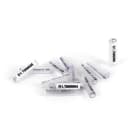 GRAFOPLAST - Tubetto Trasparente Lunghezza 23 mm diametro da 1 fino a 2 mm - 1000 pezzi. Tubetto Trasparente Serie 100, apprezzato per la sua rigidità e precisione di innesto 101/23