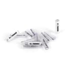 GRAFOPLAST - Tubetto Trasparente Lunghezza 23 mm diametro da 1 fino a 2 mm - 1000 pezzi. Tubetto Trasparente Serie 100, apprezzato per la sua rigidità e precisione di innesto