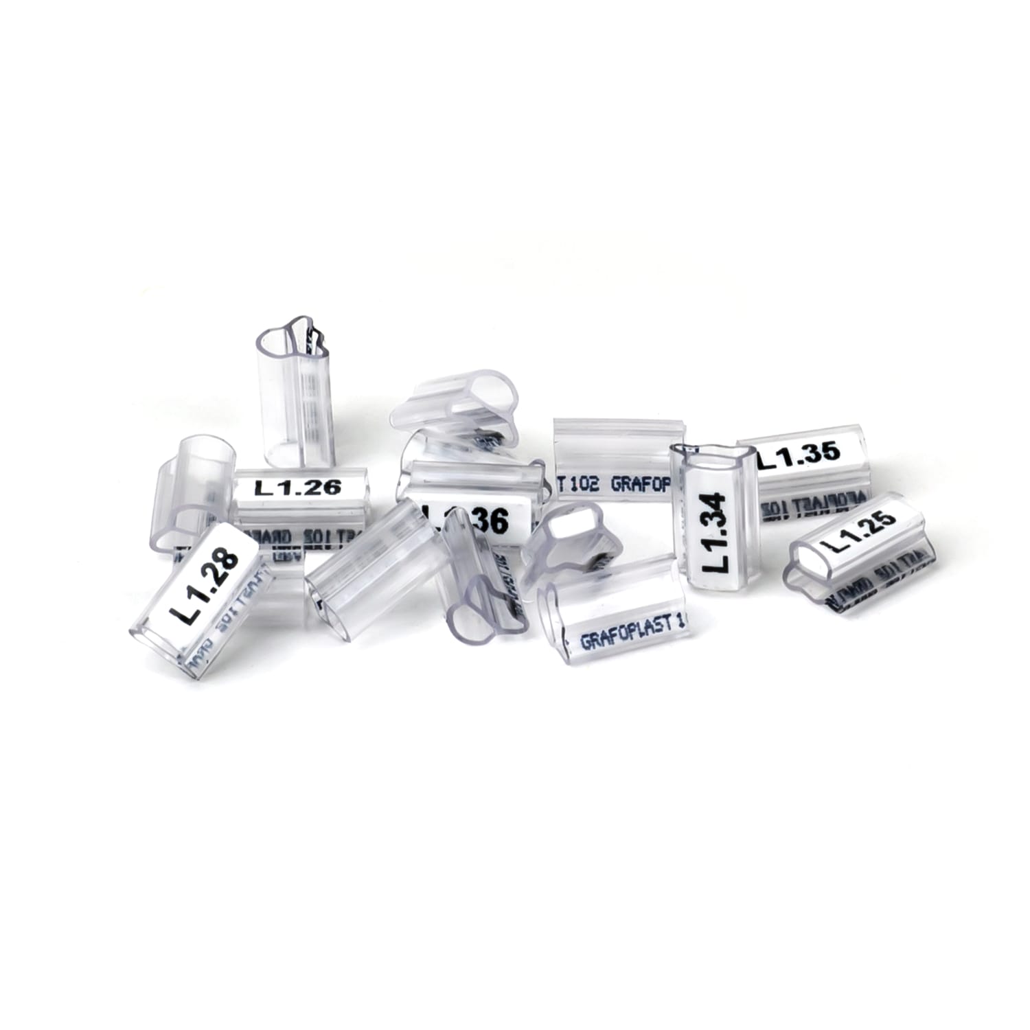 GRAFOPLAST - Tubetto Trasparente Serie 100 Lunghezza 10 mm diametro da 2 fino a 4 mm confezione da 1000 pezzi