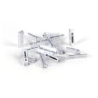 GRAFOPLAST - Tubetto Trasparente Lunghezza 23 mm diametro da 2 fino a 4 mm confezione da 1000 pezzi. Tubetto Trasparente Serie 100, apprezzato per la sua rigidità e precisione di innesto