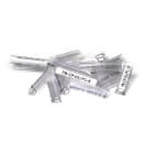 GRAFOPLAST - Tubetto Trasparente Lunghezza 30 mm diametro da 2 fino a 4 mm confezione da 500 pezzi. Tubetto Trasparente Serie 100, apprezzato per la sua rigidità e precisione di innesto 102/30