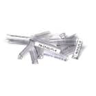 GRAFOPLAST - Tubetto Trasparente Lunghezza 30 mm diametro da 2 fino a 4 mm confezione da 500 pezzi. Tubetto Trasparente Serie 100, apprezzato per la sua rigidità e precisione di innesto