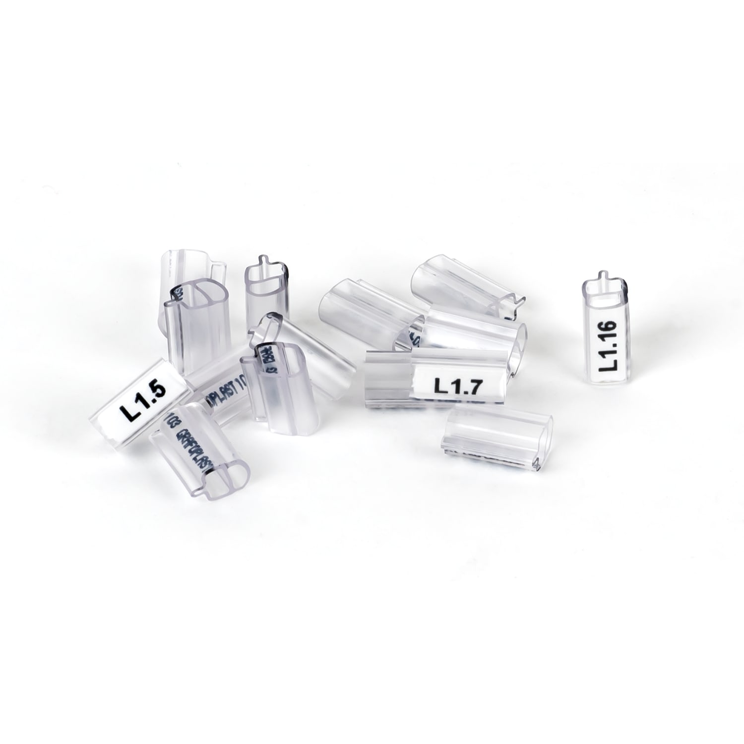 GRAFOPLAST - Tubetto Halogen Free Trasparente Lunghezza 10 mm diametro da 3 fino a 4 mm - 1000 pezzi. Tubetto Trasparente Serie 100, apprezzato per la sua rigidità e precisione di innesto