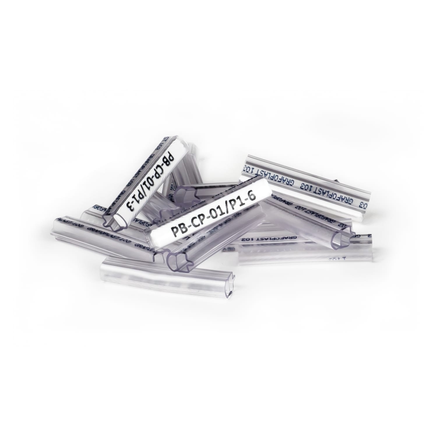 GRAFOPLAST - Tubetto Trasparente Lunghezza 30 mm diametro da 3 fino a 4 mm confezione da 500 pezzi. Tubetto Trasparente Serie 100, apprezzato per la sua rigidità e precisione di innesto 103/30