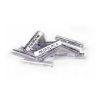 GRAFOPLAST - Tubetto Trasparente Lunghezza 30 mm diametro da 3 fino a 4 mm confezione da 500 pezzi. Tubetto Trasparente Serie 100, apprezzato per la sua rigidità e precisione di innesto