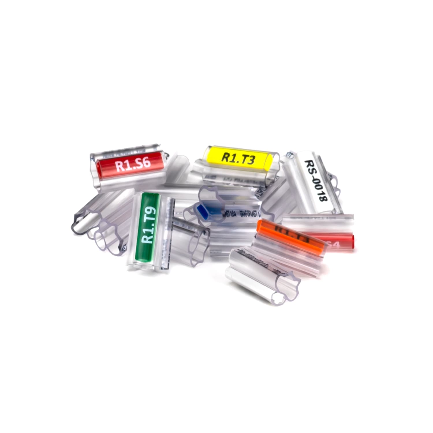 GRAFOPLAST - Tubetto Halogen Free Trasparente Lunghezza 15 mm diametro da 4 fino a 5 mm - 1000 pezzi. Tubetto Trasparente Serie 100, apprezzato per la sua rigidità e precisione di innesto 104HF/15