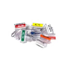 GRAFOPLAST - Tubetto Halogen Free Trasparente Lunghezza 15 mm diametro da 4 fino a 5 mm - 1000 pezzi. Tubetto Trasparente Serie 100, apprezzato per la sua rigidità e precisione di innesto