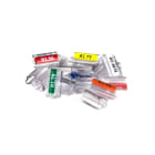 GRAFOPLAST - Tubetto Halogen Free Trasparente Lunghezza 15 mm diametro da 4 fino a 5 mm - 1000 pezzi. Tubetto Trasparente Serie 100, apprezzato per la sua rigidità e precisione di innesto