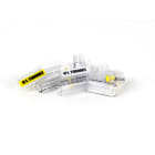GRAFOPLAST - Tubetto Halogen Free Trasparente Lunghezza 18 mm diametro da 4 fino a 5 mm - 500 pezzi. Tubetto Trasparente Serie 100, apprezzato per la sua rigidità e precisione di innesto