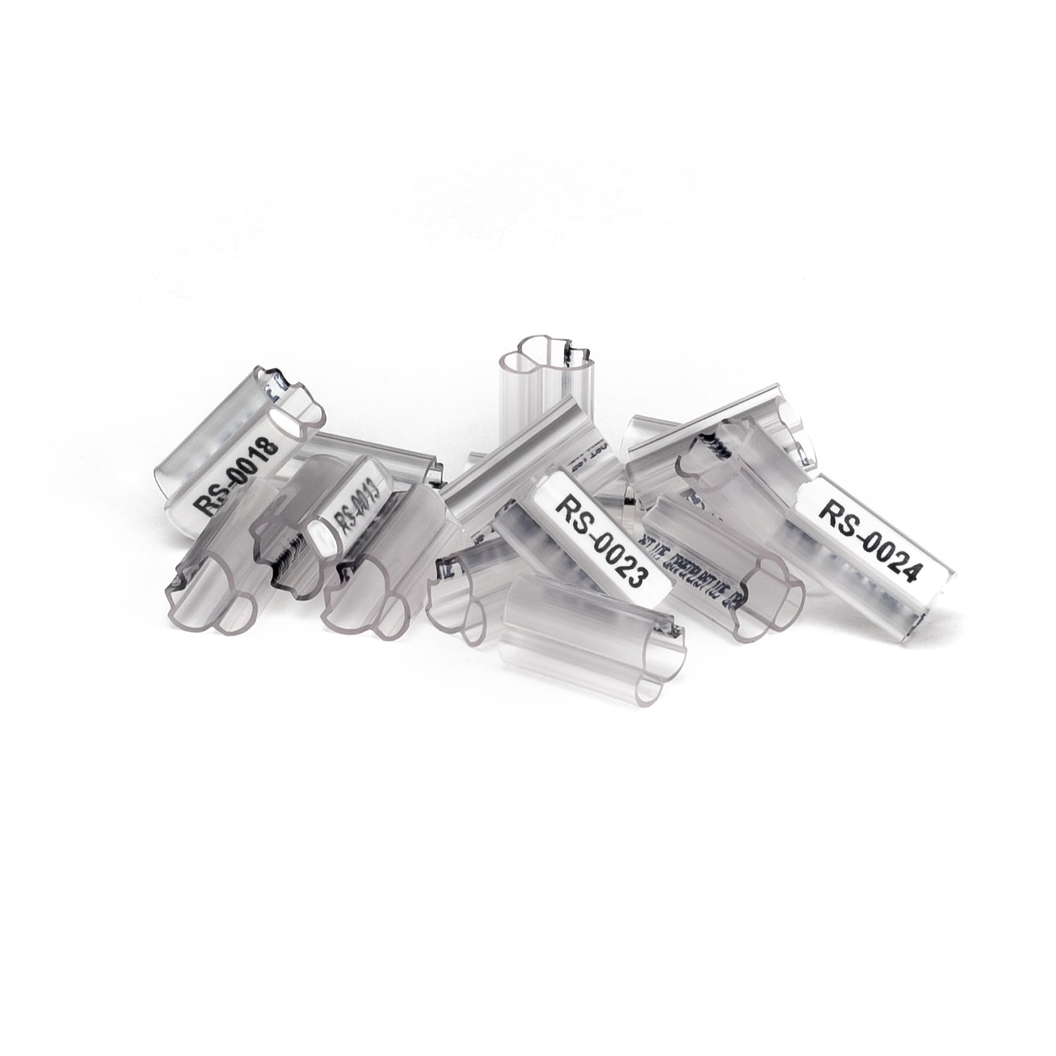 GRAFOPLAST - Tubetto Halogen Free Trasparente Lunghezza 15 mm diametro da 5 fino a 6 mm - confezione da 1000 pezzi. Tubetto Trasparente Serie 100, apprezzato per la sua rigidità e precisione diinnesto