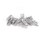 GRAFOPLAST - Tubetto Halogen Free Trasparente Lunghezza 15 mm diametro da 5 fino a 6 mm - confezione da 1000 pezzi. Tubetto Trasparente Serie 100, apprezzato per la sua rigidità e precisione diinnesto