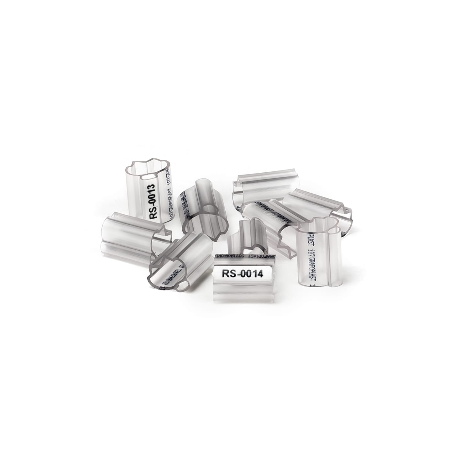 GRAFOPLAST - Tubetto Halogen Free Trasparente Serie 100 Lunghezza 15 mm diametro da 7 fino a 8 mm - 500 pz
