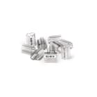 GRAFOPLAST - Tubetto Trasparente Lunghezza 10 mm diametro da 7 fino a 8 mm - 500 pezzi. Tubetto Trasparente Serie 100, apprezzato per la sua rigidità e precisione di innesto