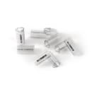 GRAFOPLAST - Tubetto Trasparente Lunghezza 18 mm diametro da 7 fino a 8 mm - 500 pezzi. Tubetto Trasparente Serie 100, apprezzato per la sua rigidità e precisione di innesto