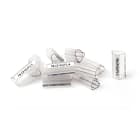 GRAFOPLAST - Tubetto Halogen Free Trasparente Lunghezza 30 mm diametro da 8 fino a 10 mm - 200 pezzi. Tubetto Trasparente Serie 100, apprezzato per la sua rigidità e precisione di innesto