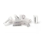 GRAFOPLAST - Tubetto Trasparente Lunghezza 30 mm diametro da 8 fino a 10 mm - 200 pezzi. Tubetto Trasparente Serie 100, apprezzato per la sua rigidità e precisione di innesto 108/30