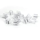 GRAFOPLAST - Tubetto Trasparente Lunghezza 12 mm diametro da 10 fino a 12 mm - 500 pezzi. Tubetto Trasparente Serie 100, apprezzato per la sua rigidità e precisione di innesto