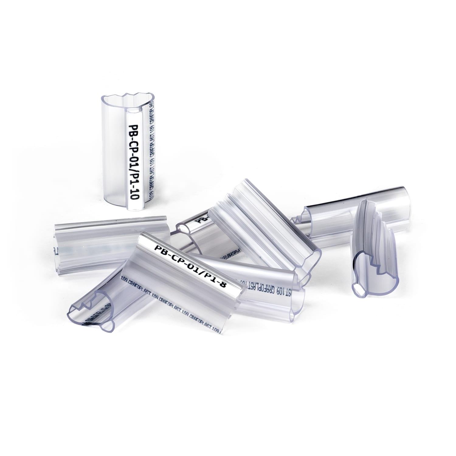 GRAFOPLAST - Tubetto Trasparente Lunghezza 30 mm diametro da 10 fino a 12 mm - 200 pezzi. Tubetto Trasparente Serie 100, apprezzato per la sua rigidità e precisione di innesto
