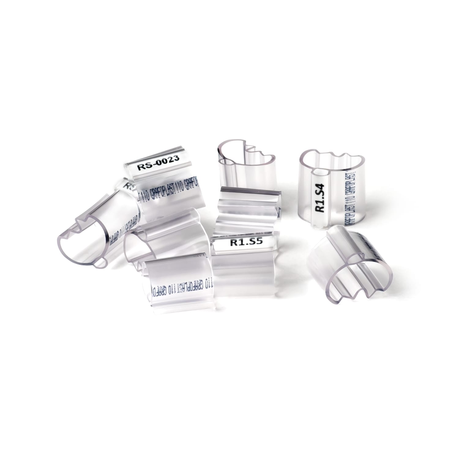 GRAFOPLAST - Tubetto Halogen Free Trasparente Serie 100 Lunghezza 15 mm diametro da 12 fino a 14 mm - 500 pz