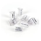 GRAFOPLAST - Tubetto Halogen Free Trasparente Lunghezza 23 mm diametro da 12 fino a 14 mm - 200 pezzi. Tubetto Trasparente Serie 100, apprezzato per la sua rigidità e precisione di innesto