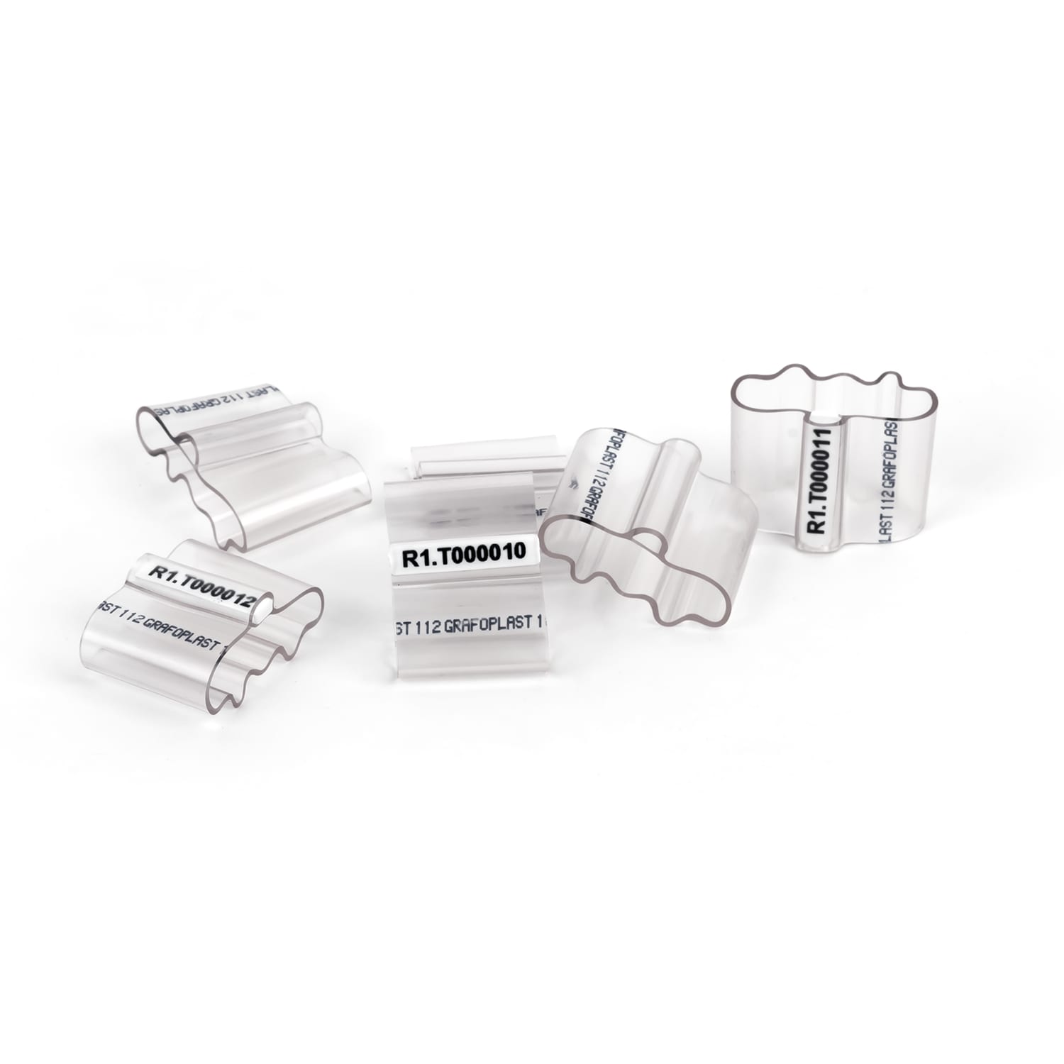 GRAFOPLAST - Tubetto Halogen Free Trasparente Lunghezza 18 mm diametro da 16 fino a 18 mm - 100 pezzi. Tubetto Trasparente Serie 100, apprezzato per la sua rigidità e precisione di innesto