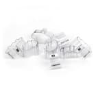 GRAFOPLAST - Tubetto Trasparente Lunghezza 10 mm diametro da 16 fino a 18 mm - 200 pezzi. Tubetto Trasparente Serie 100, apprezzato per la sua rigidità e precisione di innesto